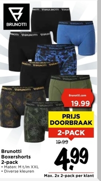 Aanbieding: Brunotti Boxershorts 2-pack