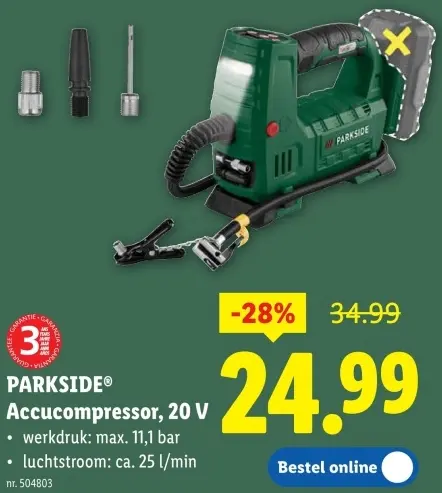 Promotie: Accucompressor