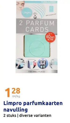 Promotie: parfumkaarten navulling