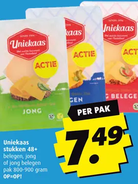 Aanbieding: Uniekaas stukken 48+