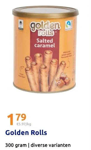Aanbieding: Golden Rolls Salted caramel