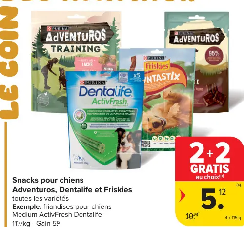 Offre: Snacks pour chiens