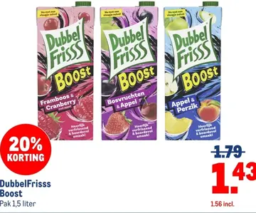 Aanbieding: DubbelFrisss Boost