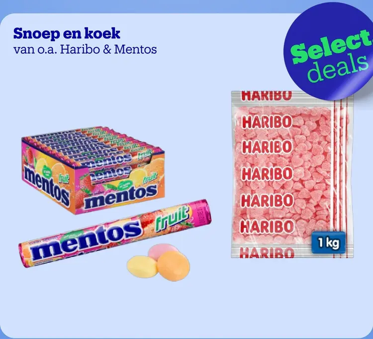 Promotie: Snoep en koek
