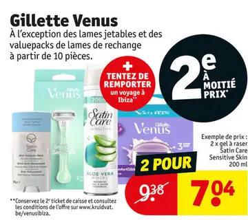 Offre: Gillette Venus