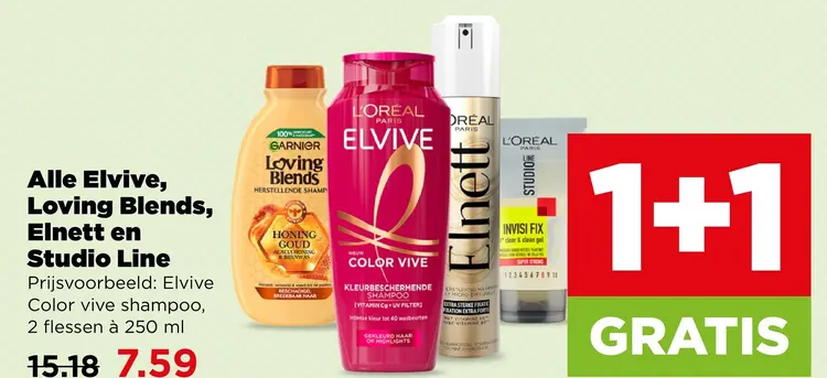Aanbieding: Alle Elvive, Loving Blends, Elnett en Studio Line