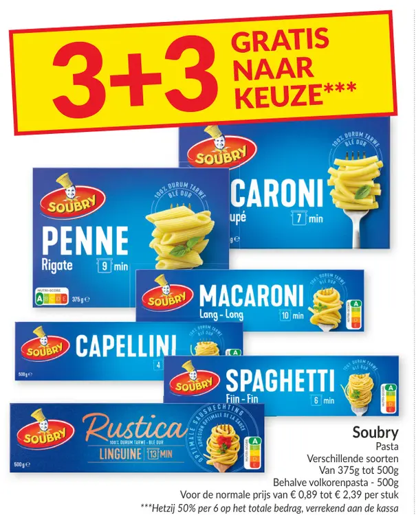 Promotie: Soubry Pasta