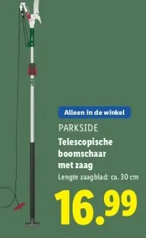 Aanbieding: PARKSIDE Telescopische boomschaar met zaag