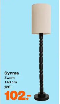 Aanbieding: Syrma Zwart