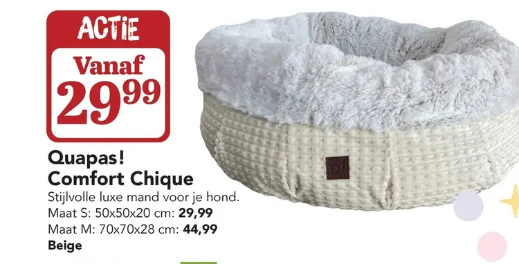 Aanbieding: Quapas! Comfort Chique