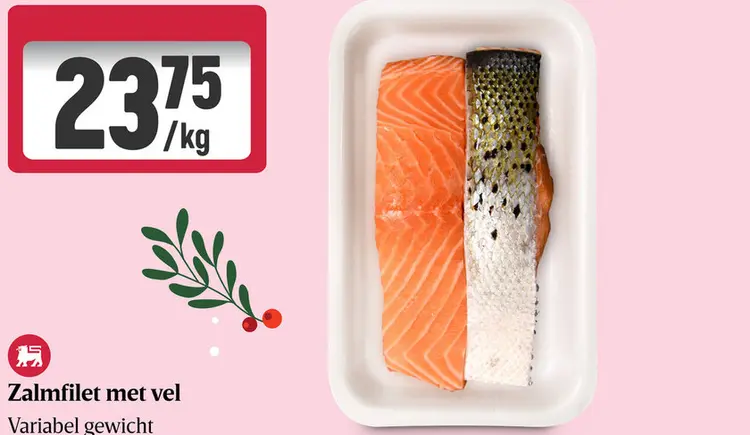 Aanbieding: Zalmfilet met vel