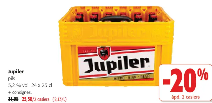 Offre: Jupiler
