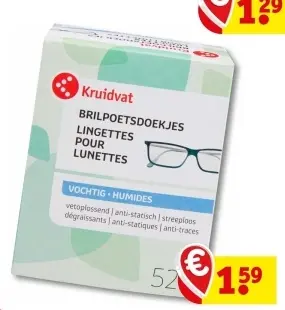 Aanbieding: Brilpoetsdoekjes