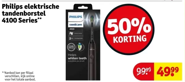 Aanbieding: elektrische tandenborstel 4100 Series