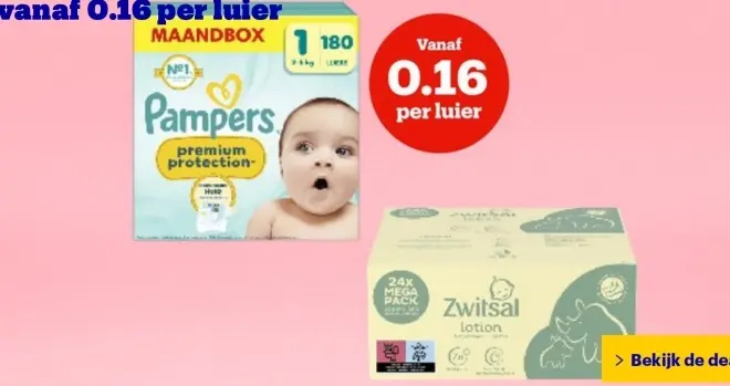 Aanbieding: Pampers Premium Protection