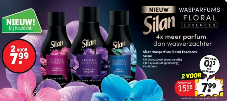 Promotie: Wasparfum Floral Essences