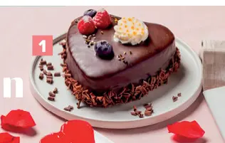 Promotie: Biscuittaart chocolade-aardbei