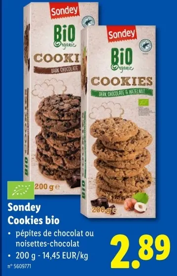 Offre: Cookies bio