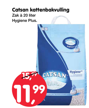 Aanbieding: Catsan kattenbakvulling