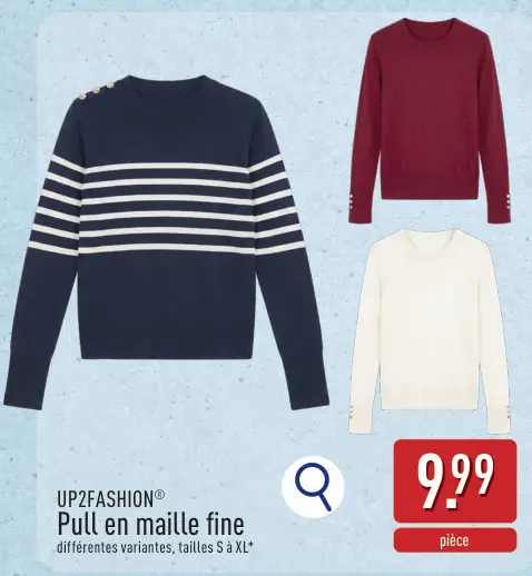 Offre: Pull en maille fine