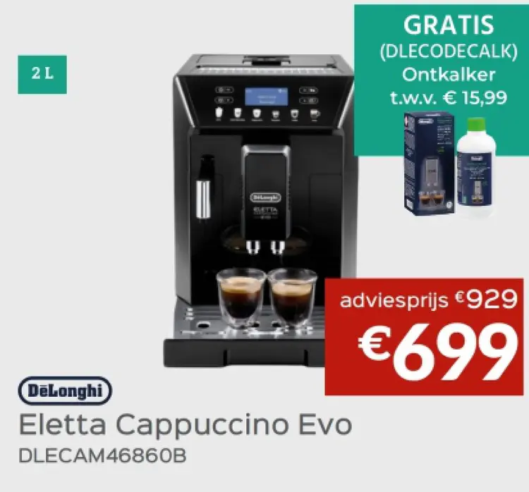 Promotie: Eletta Cappuccino Evo