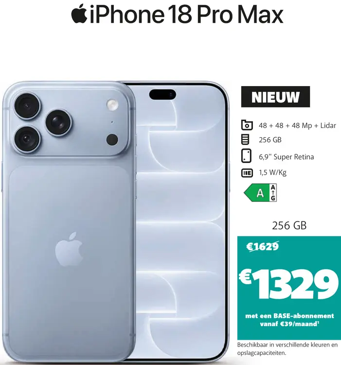 Promotie: 18 Pro Max