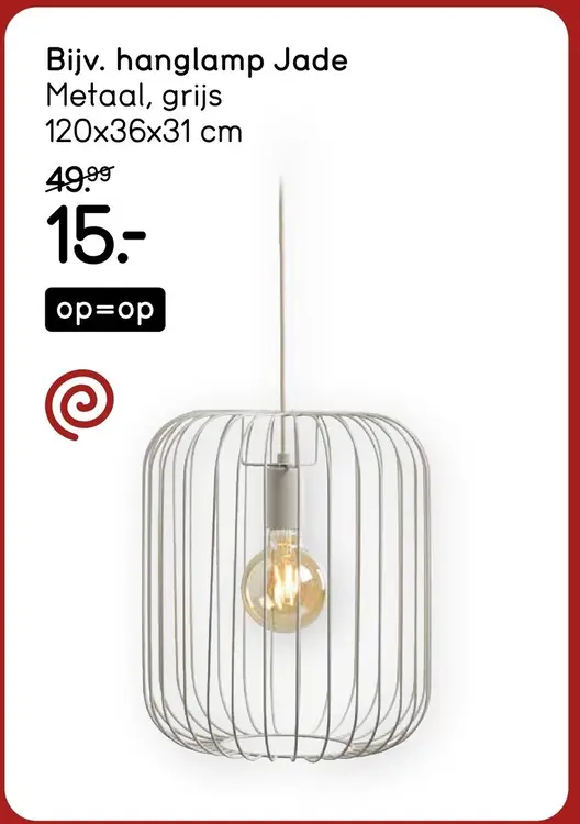 Aanbieding: Hanglamp Jade