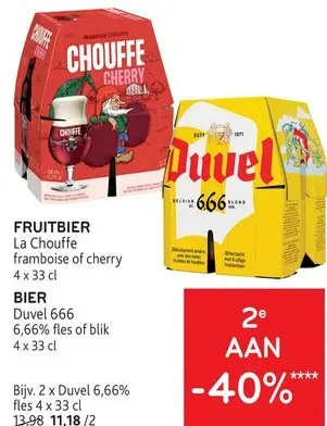 Promotie: Fruitbier of Bier