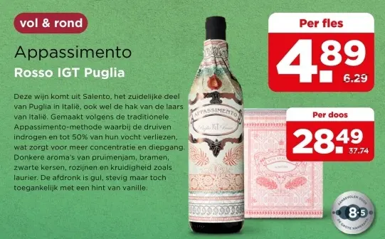 Aanbieding: Appassimento Rosso IGT Puglia