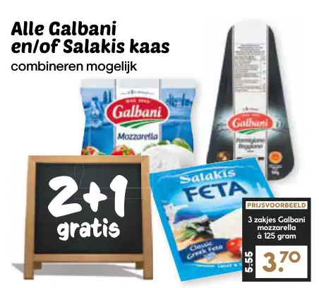 Aanbieding: Galbani en/of Salakis kaas