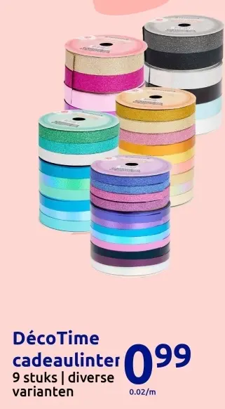 Aanbieding: DécoTime cadeaulinten