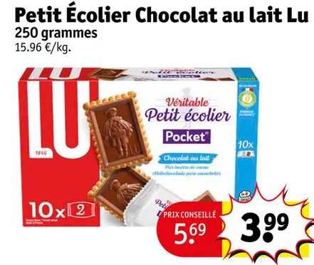 Offre: Petit Écolier Chocolat au lait