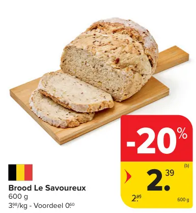 Promotie: Brood Le Savoureux