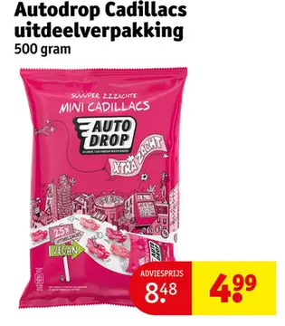 Aanbieding: Autodrop Cadillacs uitdeelverpakking