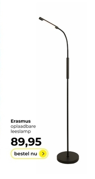 Aanbieding: Erasmus oplaadbare leeslamp