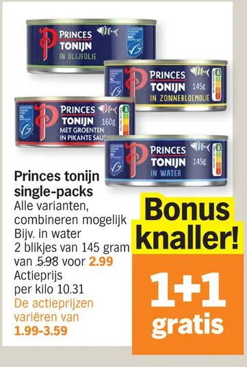 Promotie: Princes tonijn