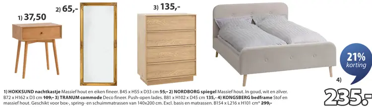 Aanbieding: KONGSBERG bedframe