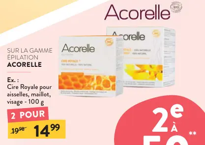 Offre: Cire Royale pour aisselles, maillot, visage