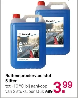 Aanbieding: Ruitensproeiervloeistof