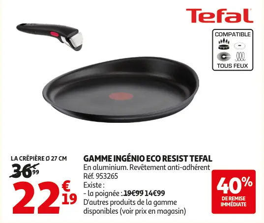 Promotie: La crêpière ø 27 cm