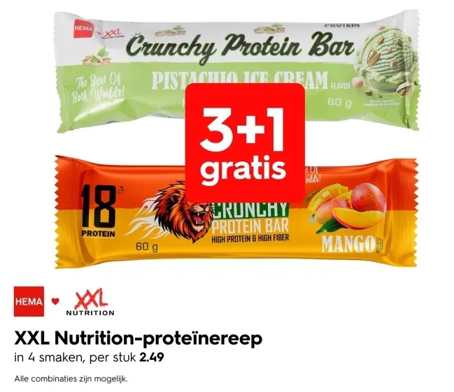 Aanbieding: XXL Nutrition-proteïnereep