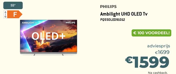 Promotie: Ambilight UHD OLED Tv
