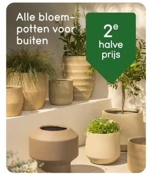 Aanbieding: Bloempotten voor buiten