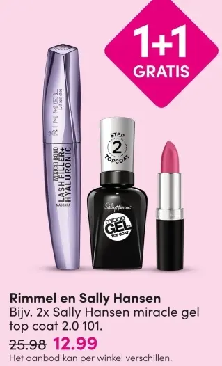 Aanbieding: Rimmel en Sally Hansen