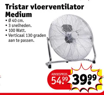 Aanbieding: Tristar vloerventilator Medium