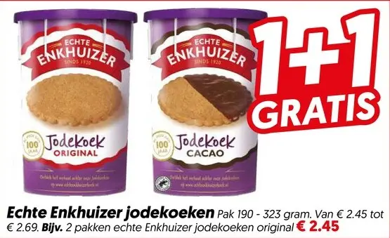 Aanbieding: Echte Enkhuizer jodekoeken