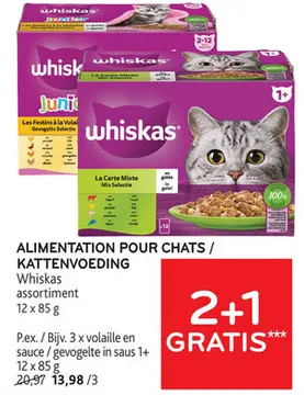 Offre: Alimentation pour chats / kattenvoeding