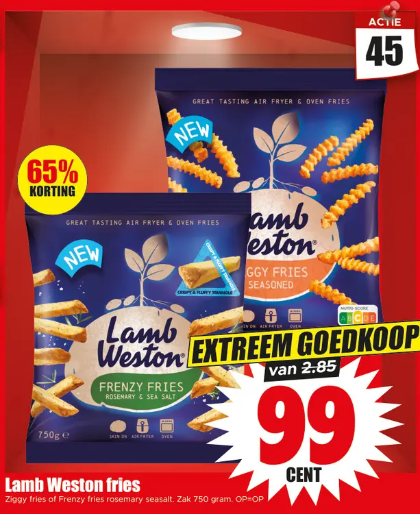 Aanbieding: Lamb Weston fries