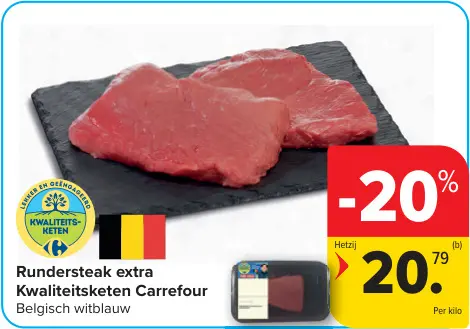 Promotie: Rundersteak extra
