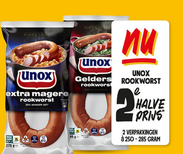 Aanbieding: UNOX ROOKWORST